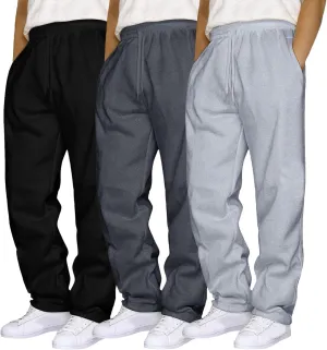 3 Pack Mens Athletic Pants with Pockets Lightweight Sweatpants for Men Joggers Pants Quick Dry Workout Sweat Pants