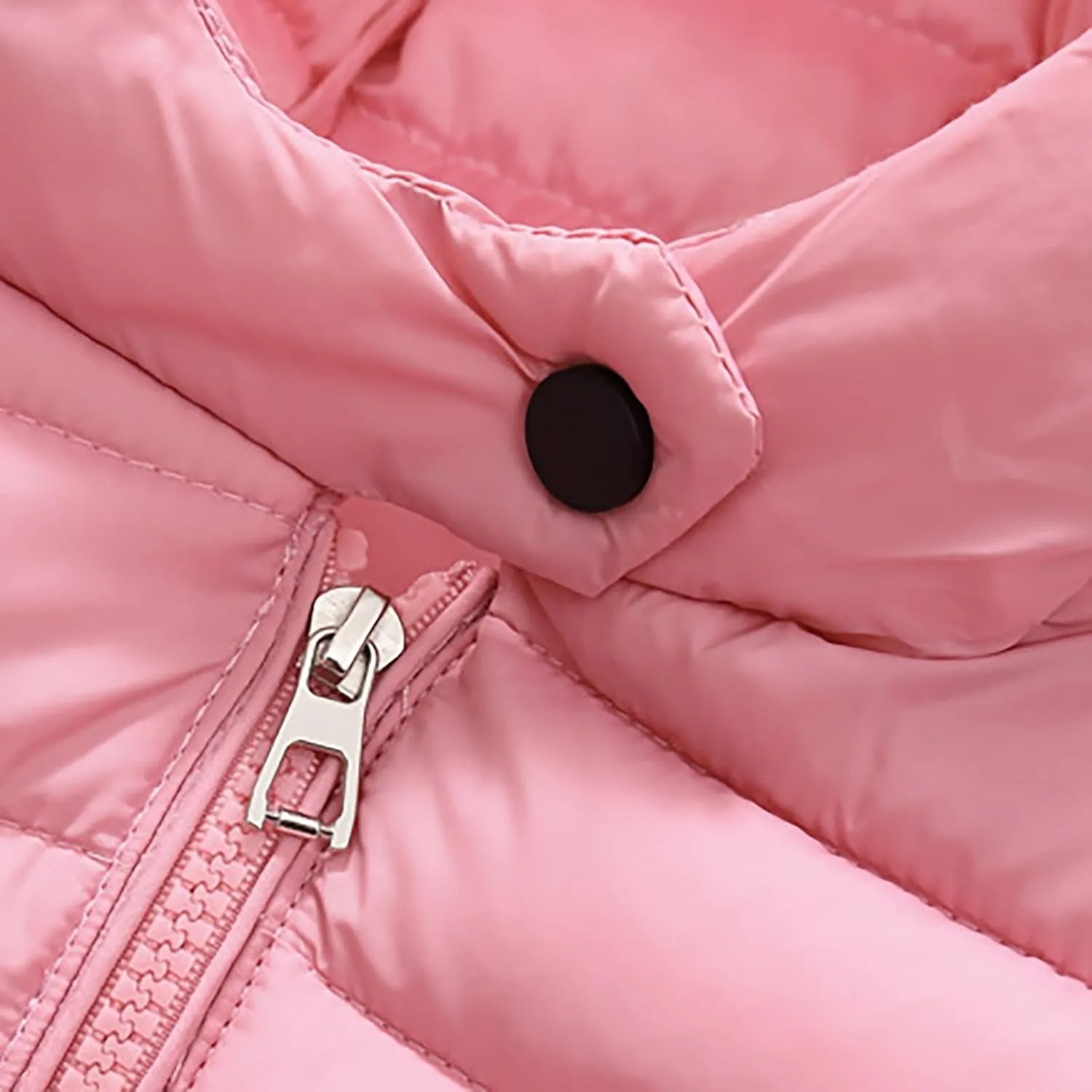 Boys Girls Packable Hooded Down Puffer Jacket Kids Winter Coat Water Resistant Quilted Puffer Jacket Snow Outwear