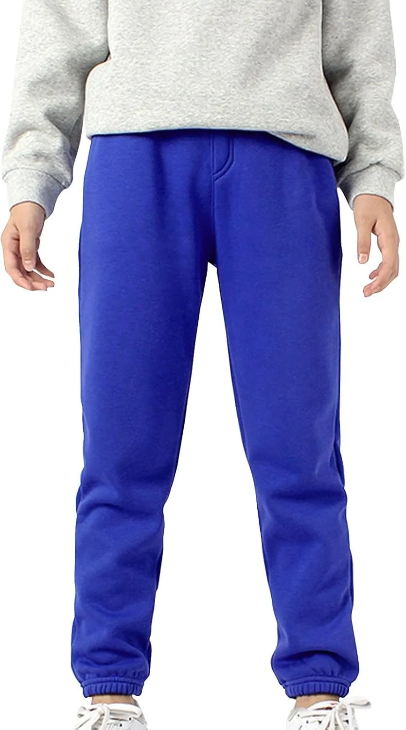 Boys Girls Sweatpants Fleece Athletic Workout Pants Toddler Cargo Pants Joggers with Drawstring SportsTrousers