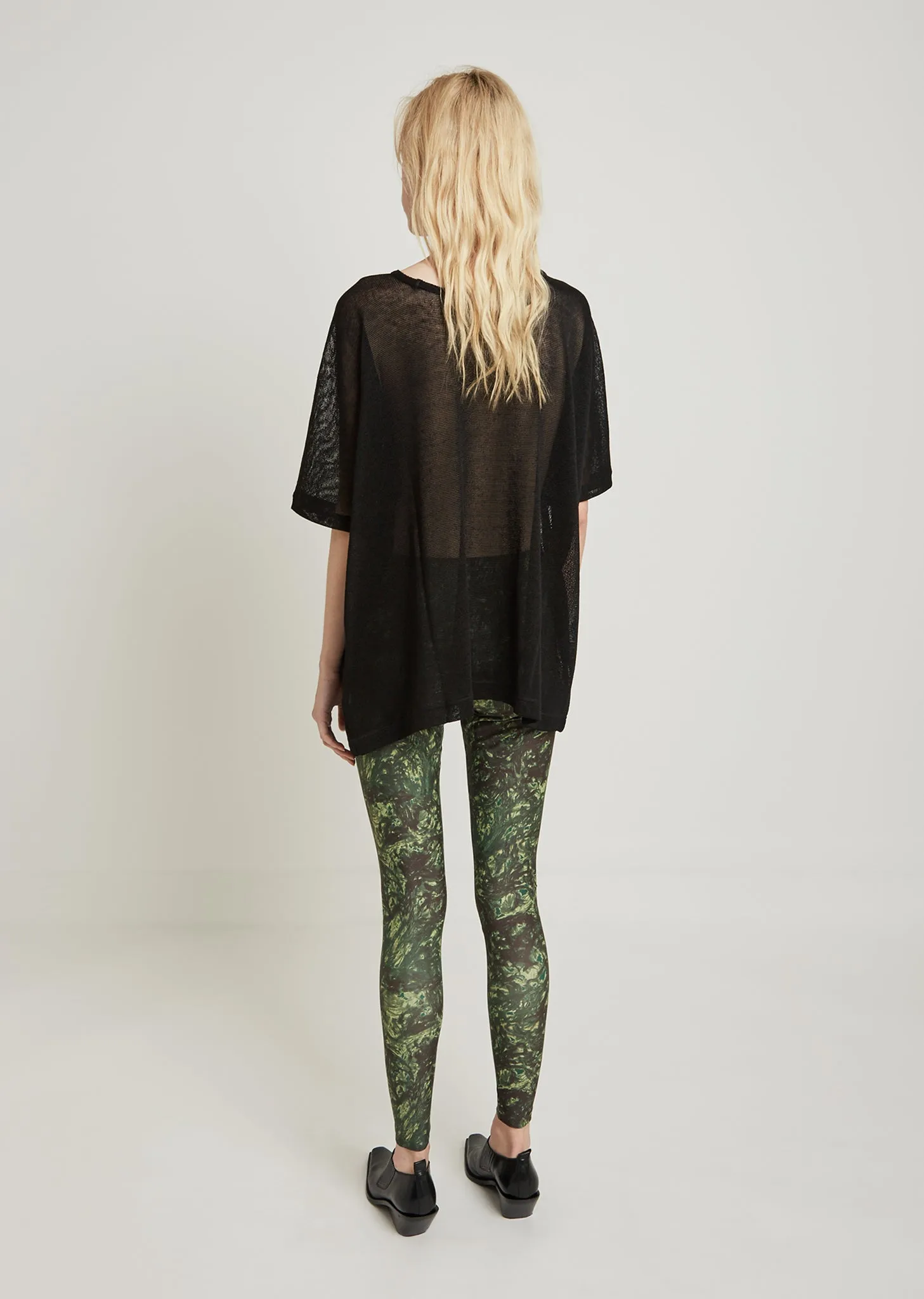Camouflage Print Stretch Pants