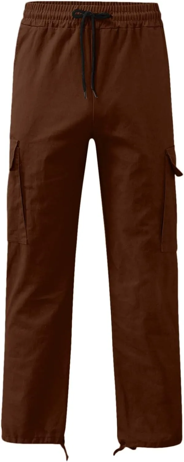 Cargo Pants for Men Baggy Mens Fashion Jogger Athletic Pants Casual Loose Fit Cargo Pants Straight Sweatpants