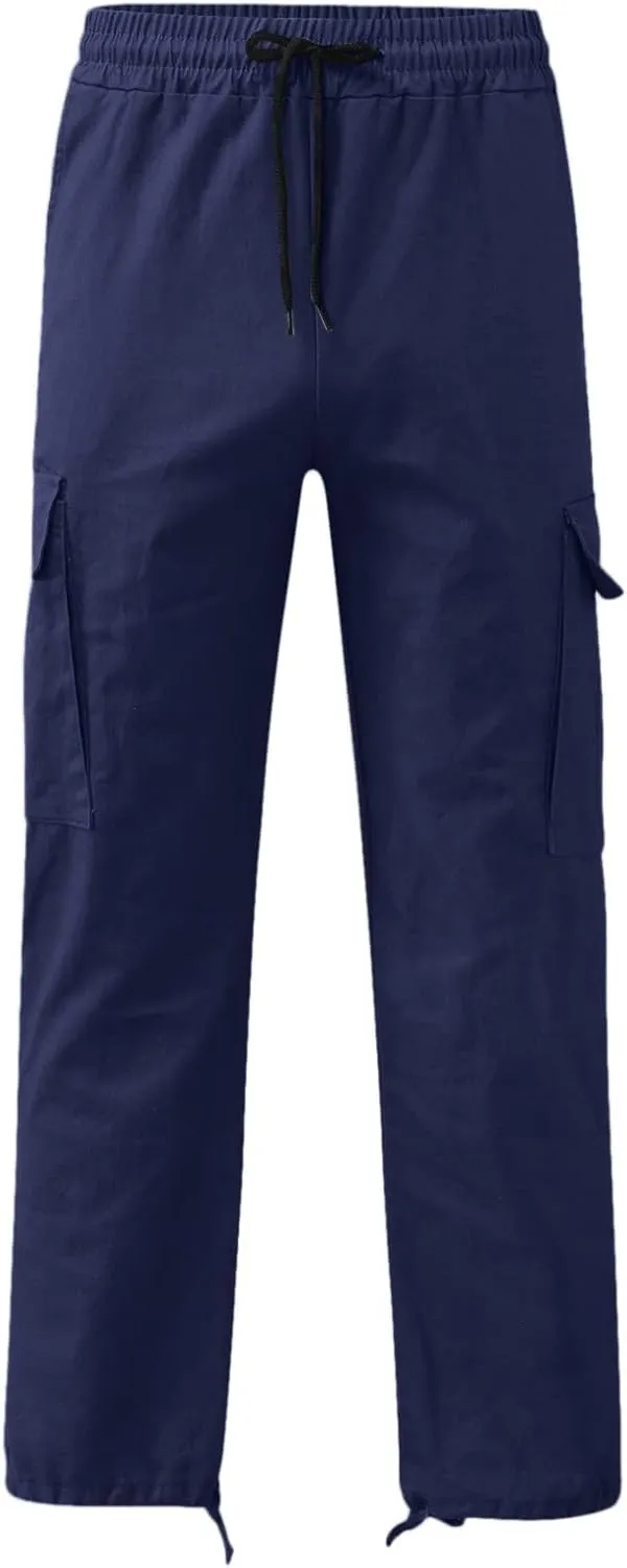 Cargo Pants for Men Baggy Mens Fashion Jogger Athletic Pants Casual Loose Fit Cargo Pants Straight Sweatpants