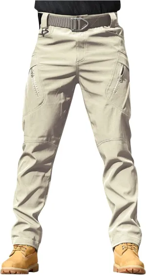 Cargo Pants for Men Baggy Ripstop Pants Match Mens Wild Cargo Pants Multi Pockets Work Stretchy Hiking Pants