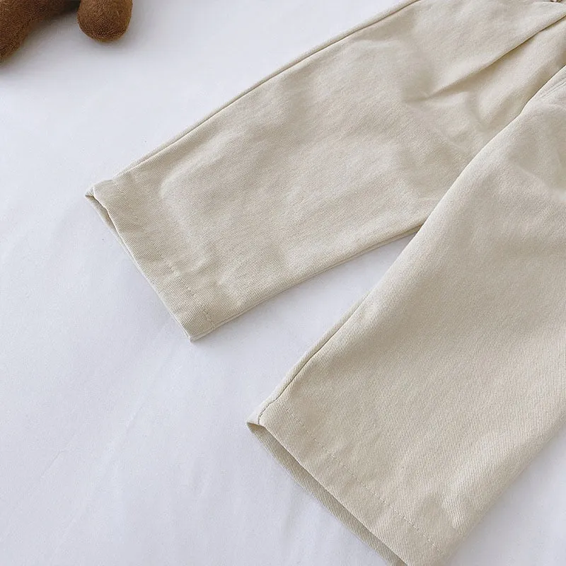 Cool Boys' Pants: Trendy Solid Trousers for Kids