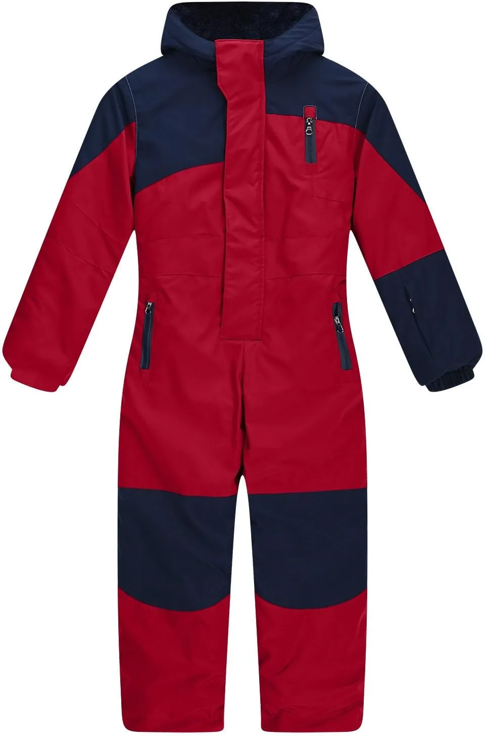 hlysgo Kids Snow Suit Girls Boys Waterproof Insulated Snowsuits Outdoor Snowboarding Overalls One Piece Ski Suit 1-14 Years