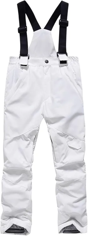 Kids Snow Bi𝐛s Boys Girls Outdoor Wind proof Water proof Ski Bib Overalls Winter Warm Snow Pants Snowboard Gear
