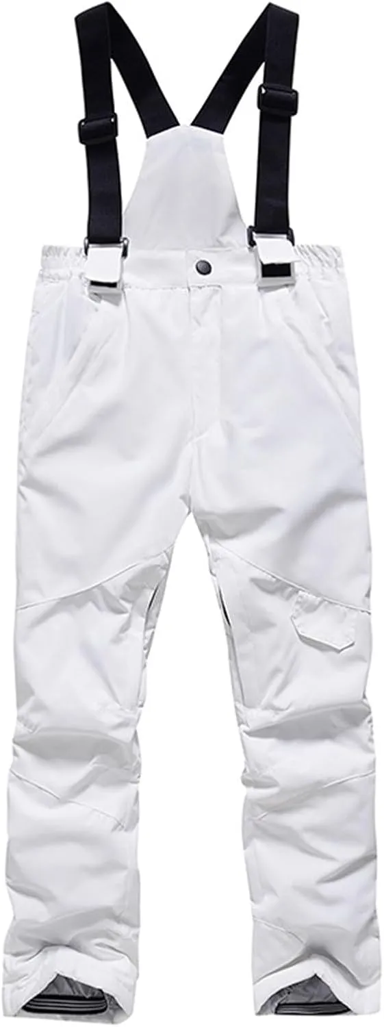 Kids Snow Bi𝐛s Boys Girls Outdoor Wind proof Water proof Ski Bib Overalls Winter Warm Snow Pants Snowboard Gear