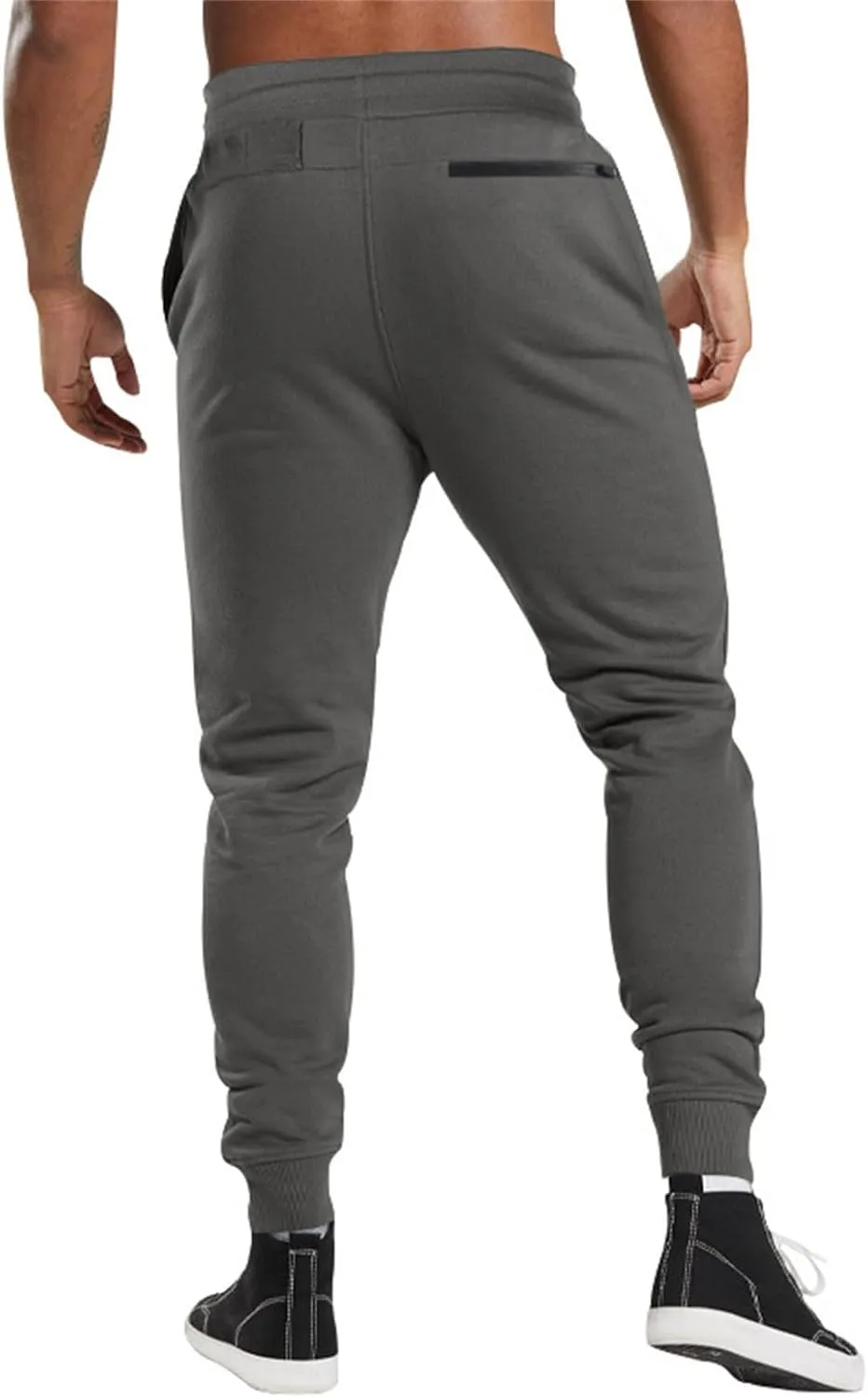Mens Baggy Long Sweat Pants Mens Cargo Sweatpants Athletic Jogger Pant Drawstring Waist Going Out Casual Pants