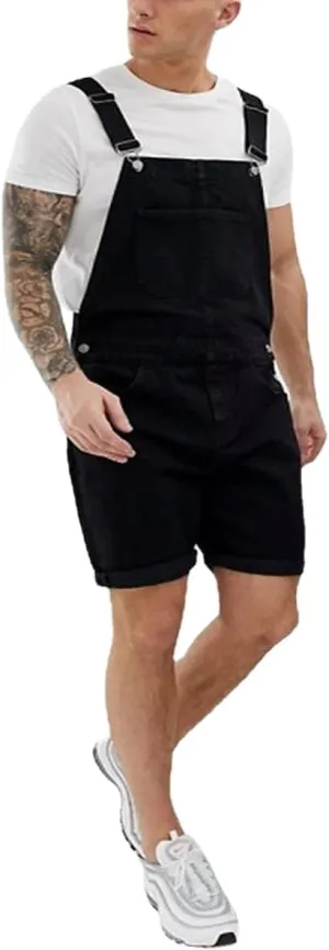 Men's Cargo Jeans Denim Bib Overall Loose Fit Denim Relaxed Fit Duck Premium Insulatedpants