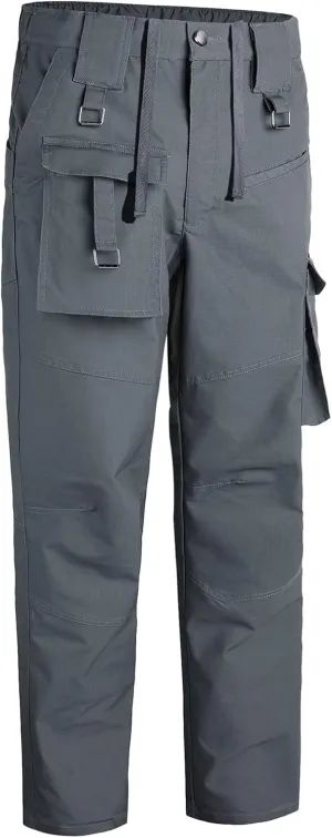 Mens Cargo Trouser Combat Pants Multi Pockets Tactical Work Trouser Outdoor Snowboard Pants