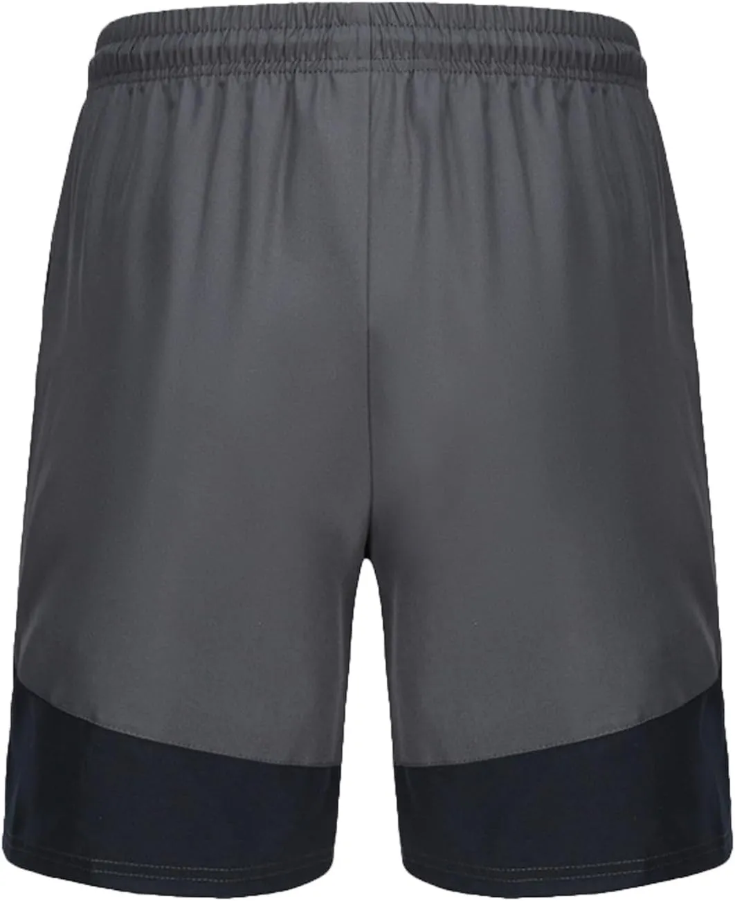 Mens Gym Shorts Quick Dry Breathable Running Workout Jogging Shorts Elastic Waist Drawstring Training Shorts with Zip Pockets