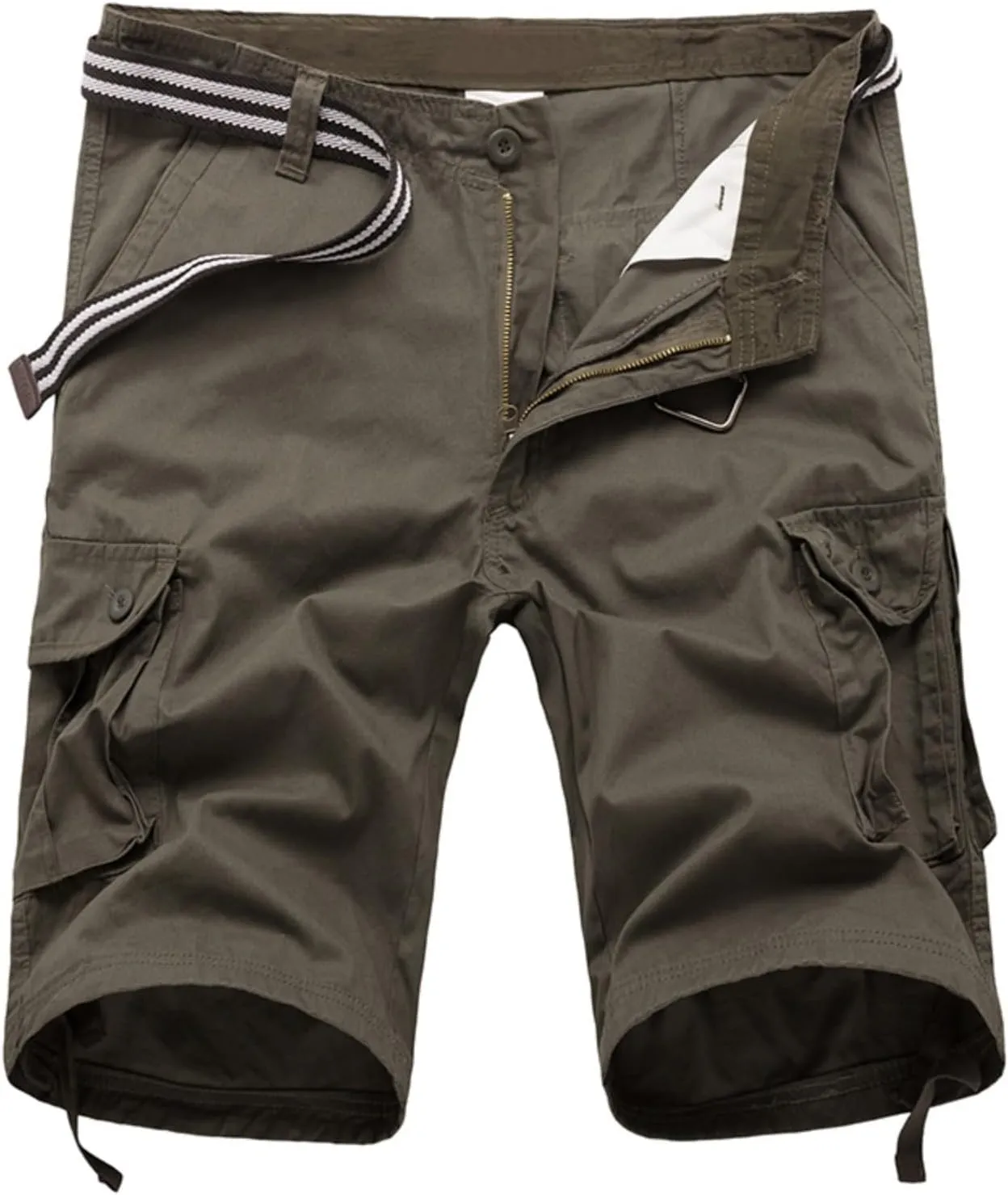 Men's Outdoor Shorts Casual Cargo Shorts Plus Size Tactical Shorts Cotton Hiking Shorts Travel Vacation Short Pants