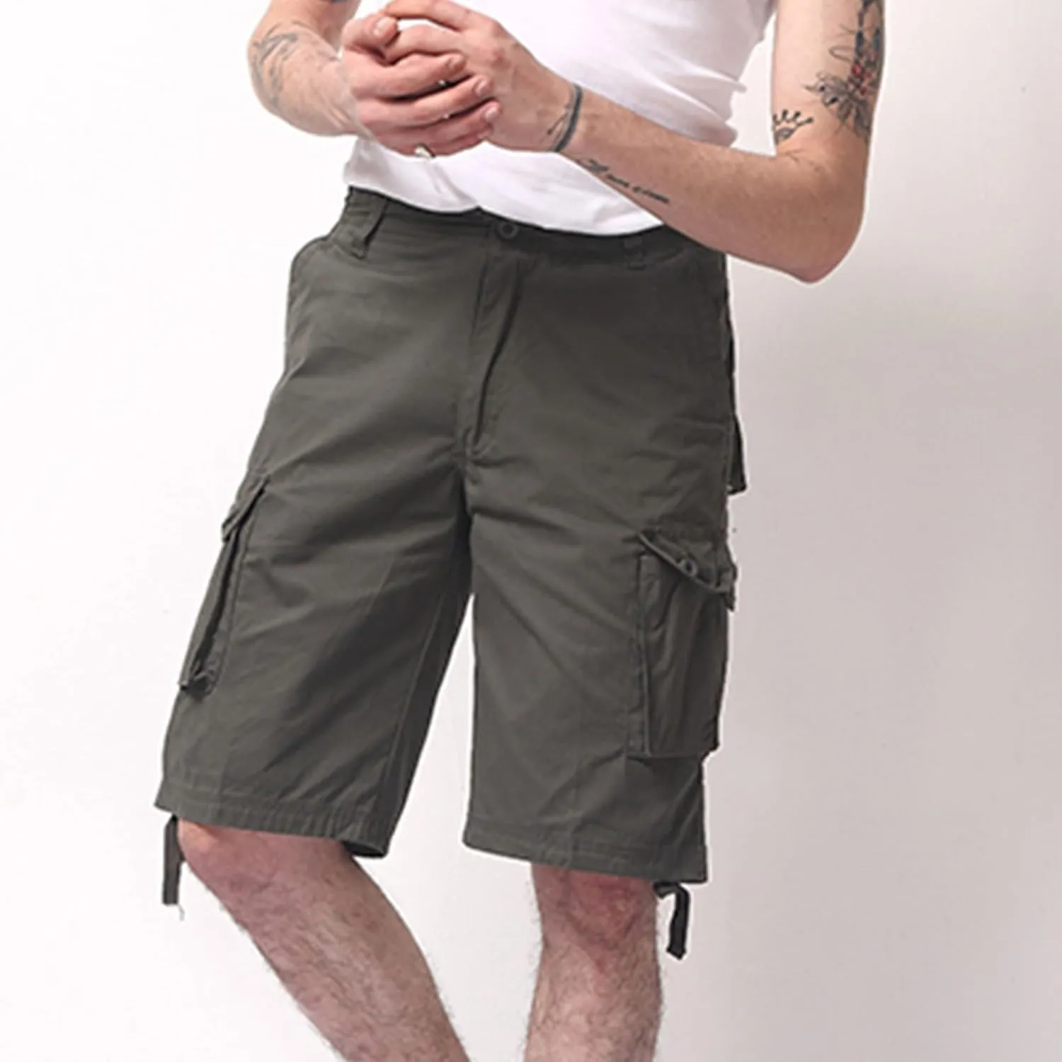 Men's Outdoor Shorts Casual Cargo Shorts Plus Size Tactical Shorts Cotton Hiking Shorts Travel Vacation Short Pants
