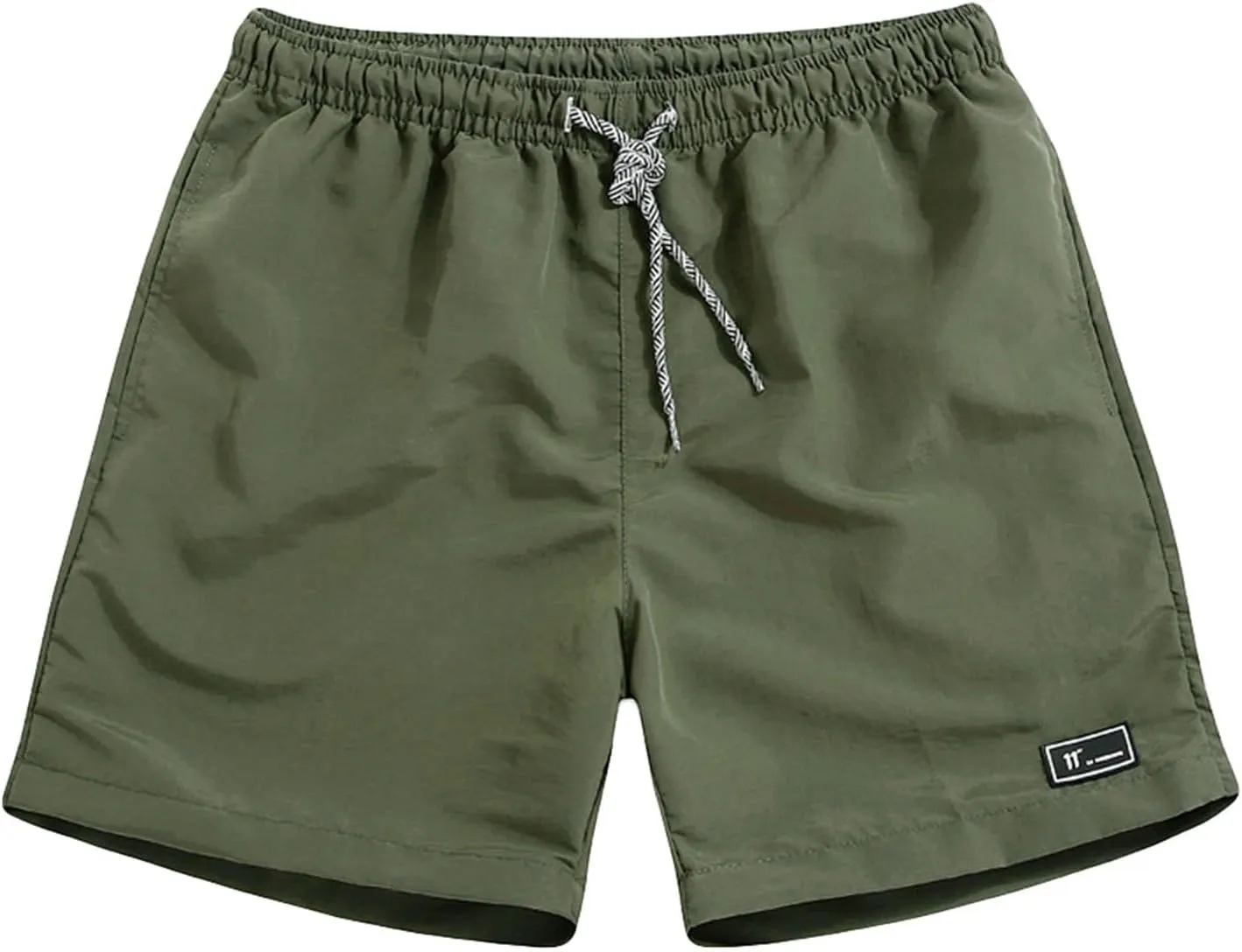 Mens Swimsuit Pant Printed Short Loose Tether Pocket Board Casual Pant Short Beach Fashion Men's 2 in 1 Bathing