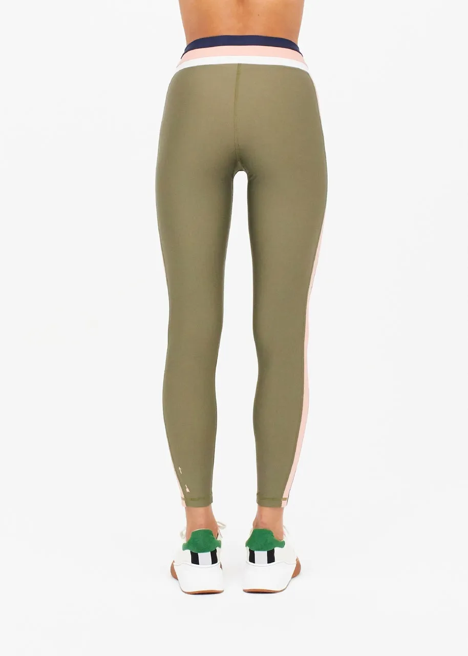 Papillon Midi Pant, Green