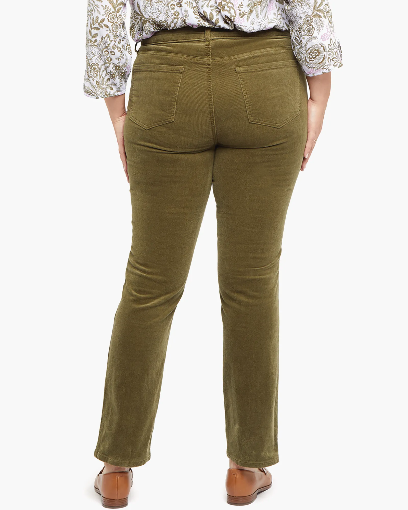Sheri Slim Pant | Moss