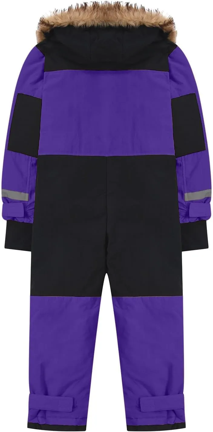 Ski Suit For Kids Winter Waterproof Girls And Boys Snowboarding Jumpsuit Outdoor Thicken Windproof One Piece Snowsuit