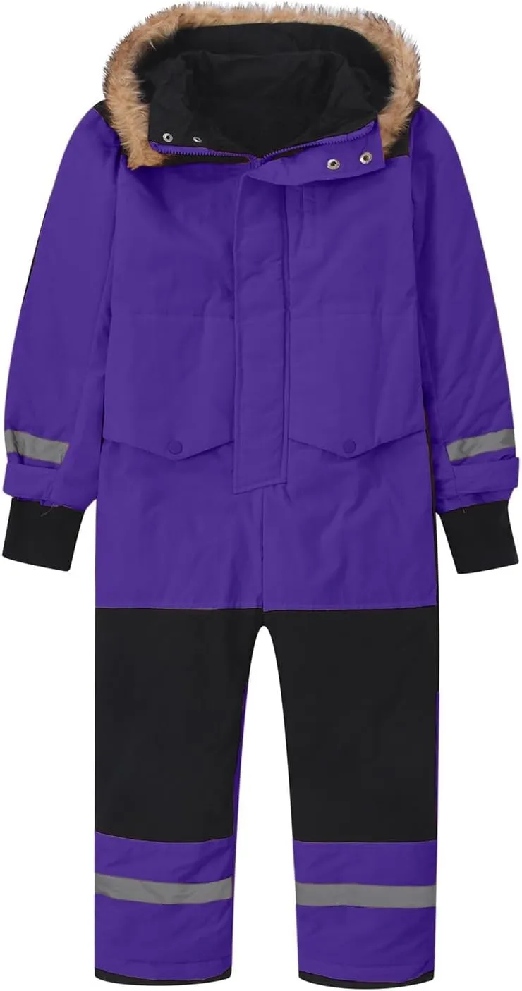Ski Suit For Kids Winter Waterproof Girls And Boys Snowboarding Jumpsuit Outdoor Thicken Windproof One Piece Snowsuit