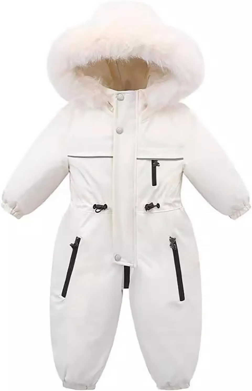 Toddler One-piece Snowsuits Overalls Ski Suits Boys and Girls Winter Waterproof Coats Jumpsuit for Baby Toddler 2T-5T