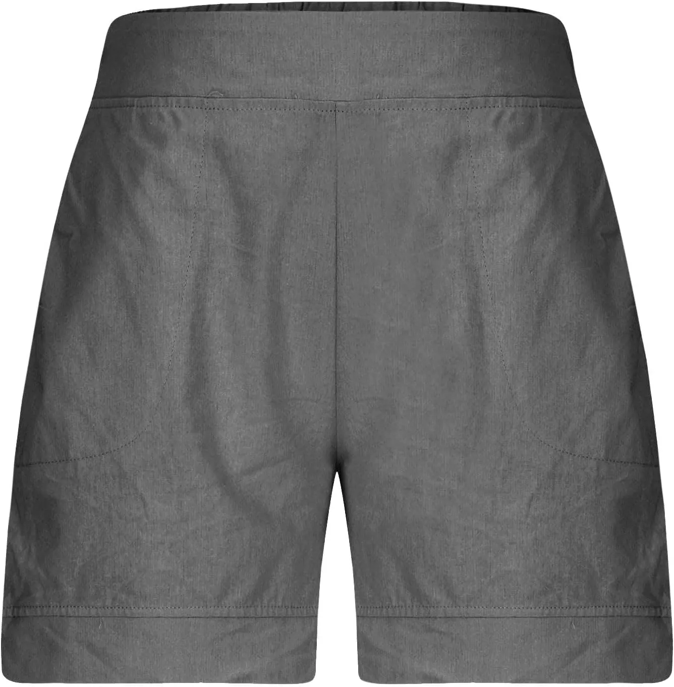 Womens Cotton Linen Shorts Drawstring Elastic Waist 2025 Casual Summer Trendy Short with Pockets (S-3Xl)