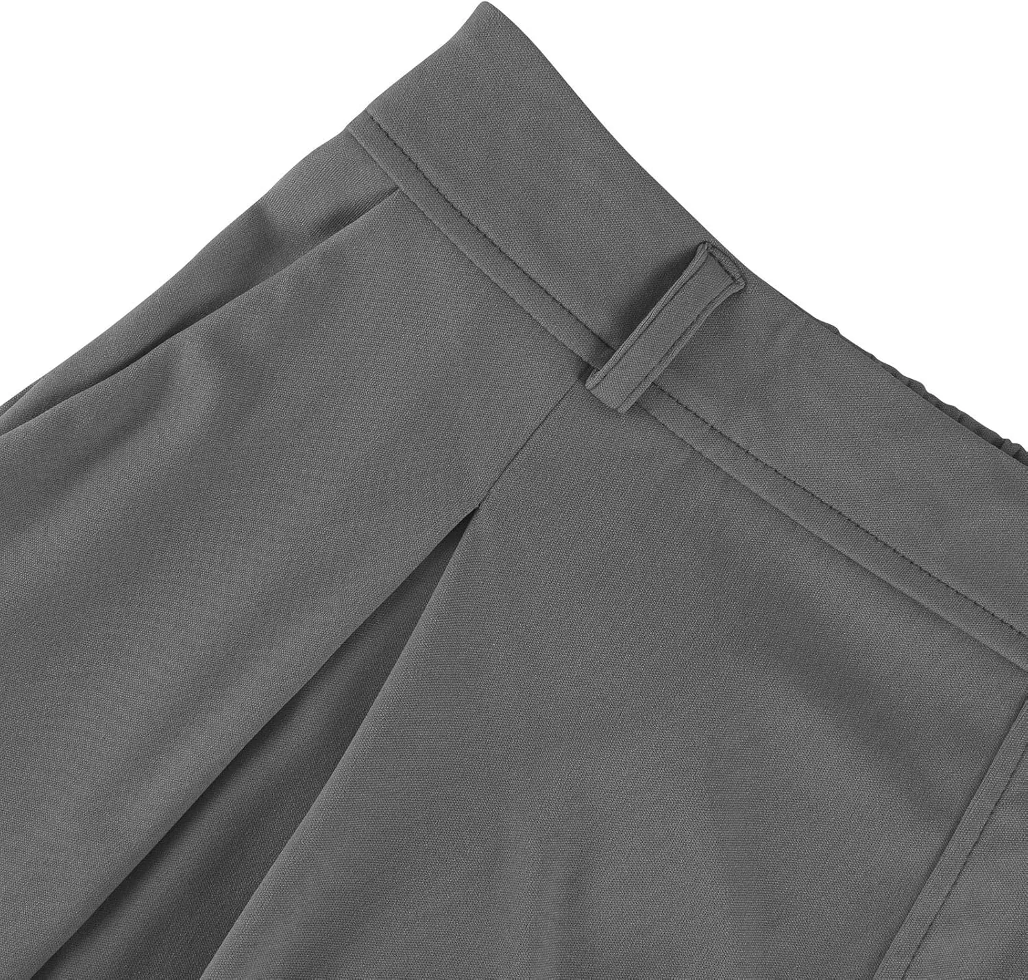 Women's Office Work Pants Drape High Waisted Business Casual Loose Straight Wide Leg Long Dress Trousers with Pocket